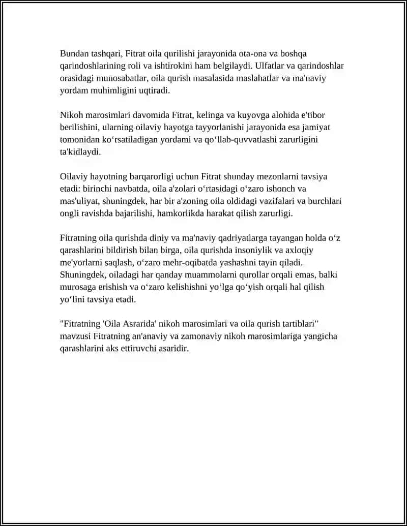FITRATNING OILA ASRARIDAGI OILA QURISH TARTIBLARI VA FARZAND TARBIYASIGA OID G‘OYALAR 4