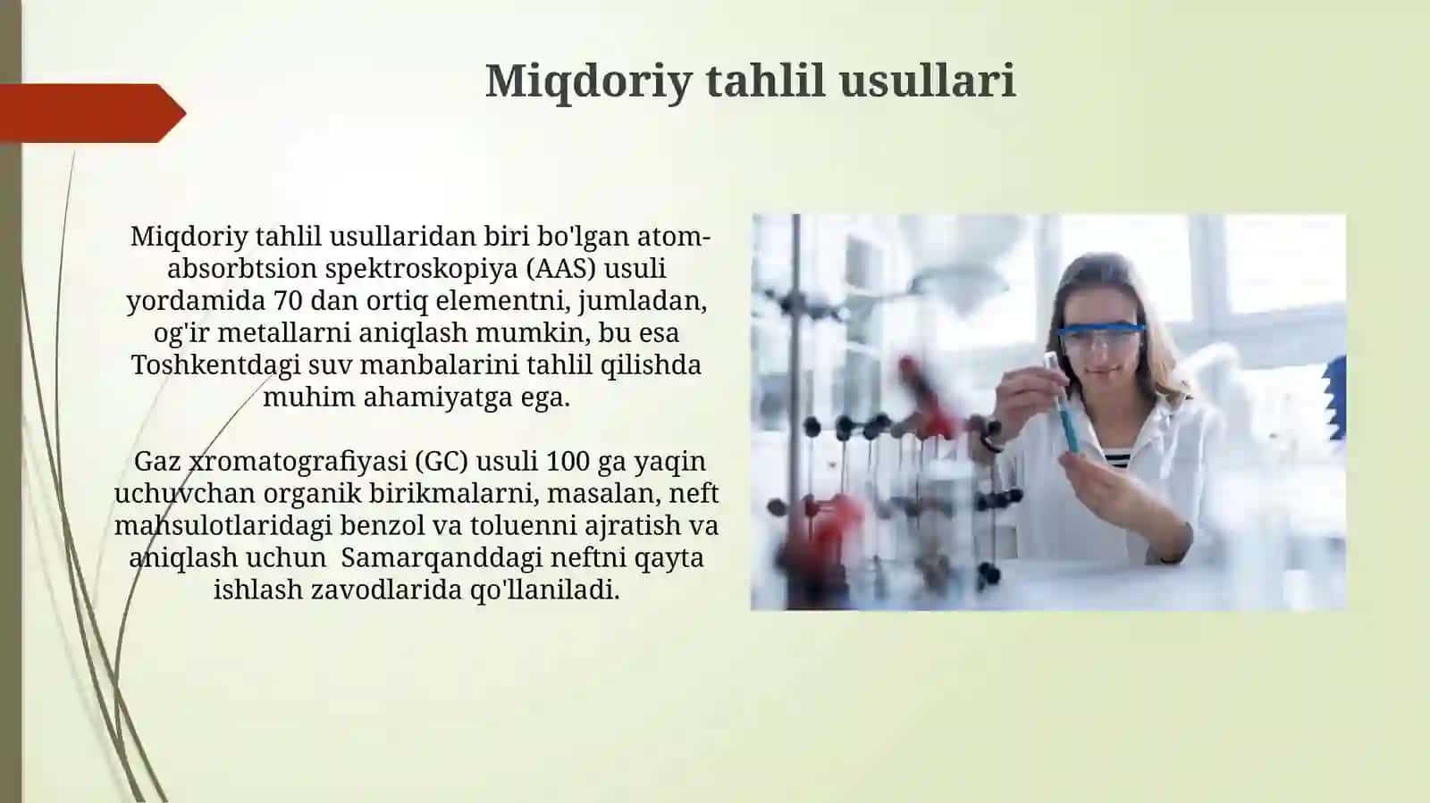 Analitik Kimyoning Fan va Sanoatdagi Ahamiyati 4