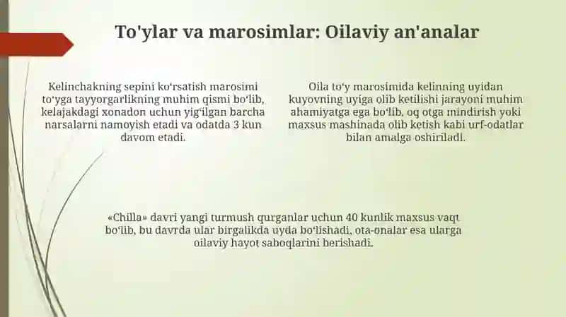 Buxoro milliy urf odat va taomlari 4