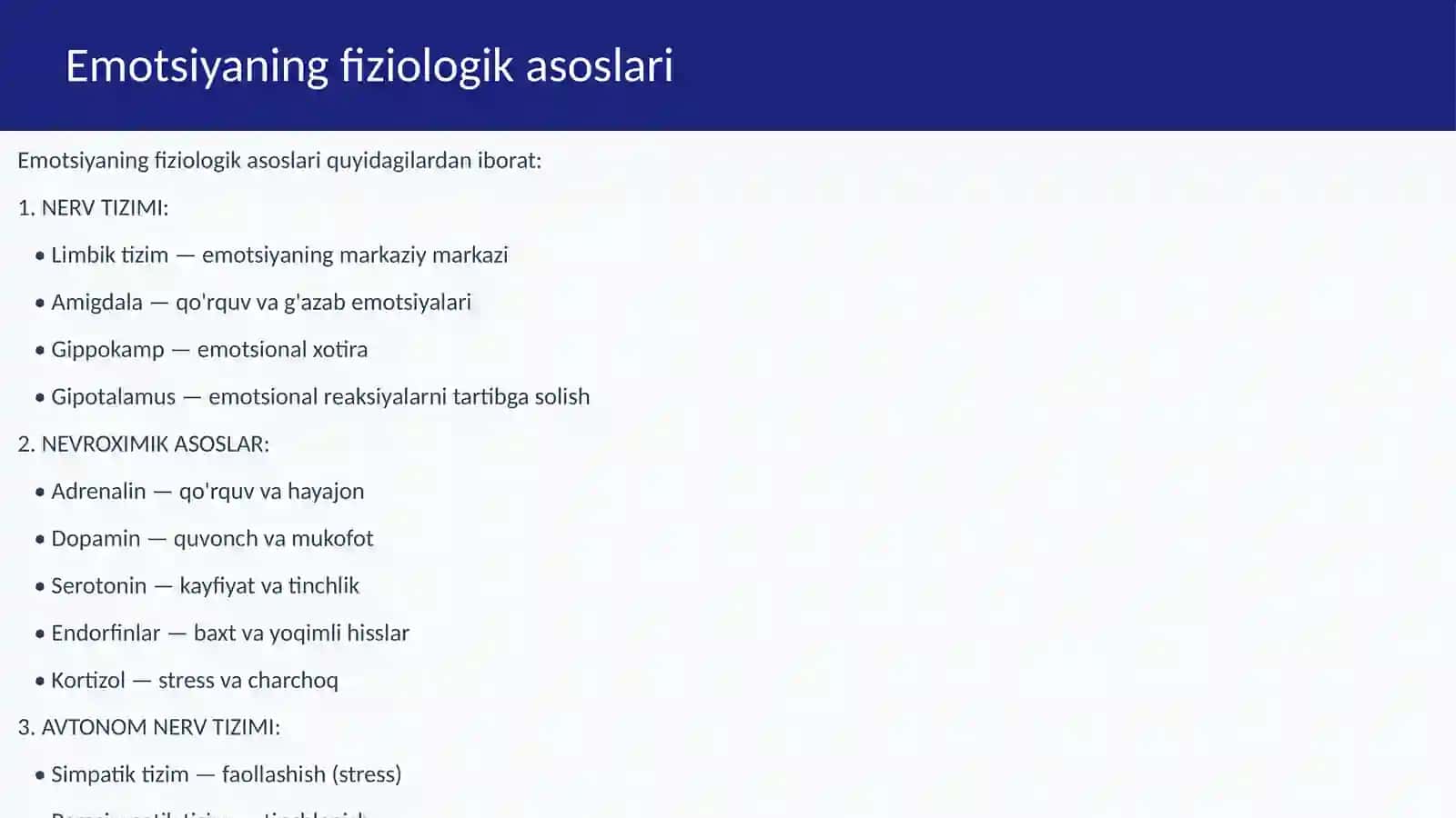 Emotsiya, hissiyot, iroda 4