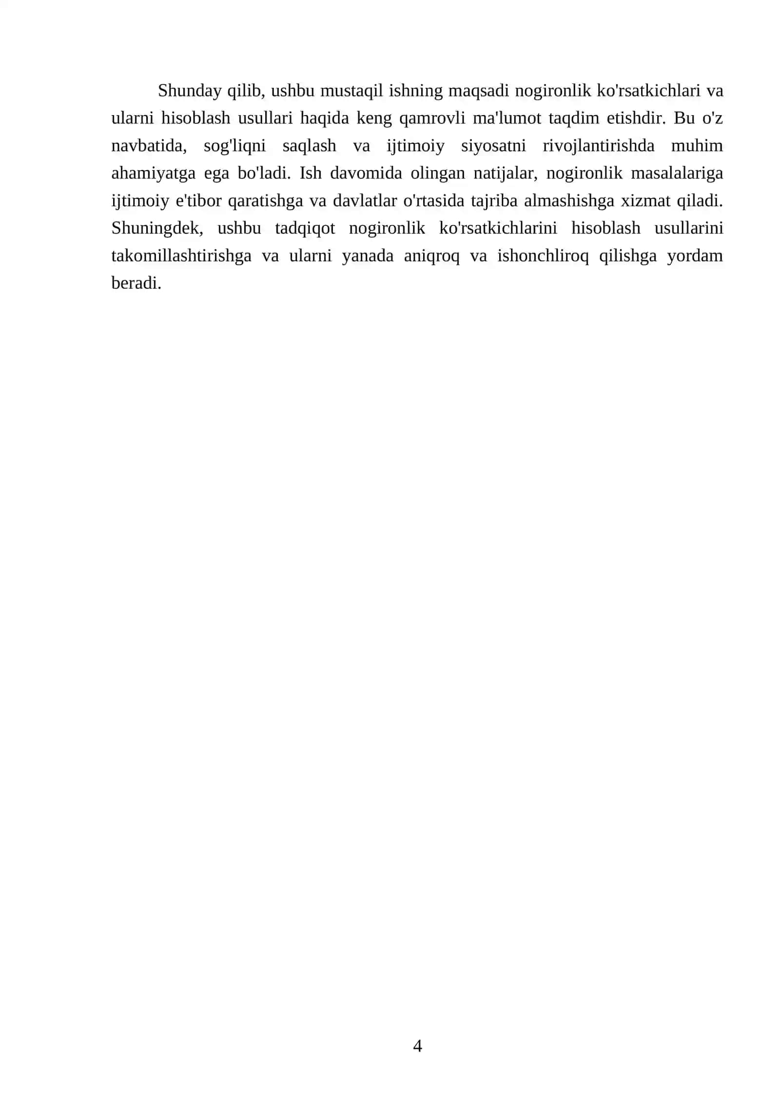 Nogironlik kõrsatgichi va ularni xisoblash usullari 4