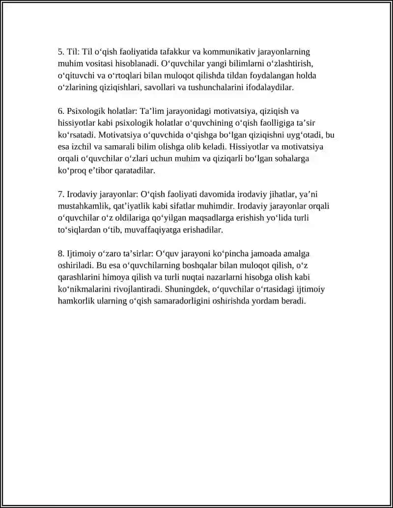 O'QISH FAOLIYATING PISIHALOGIK TUZILMASI 4