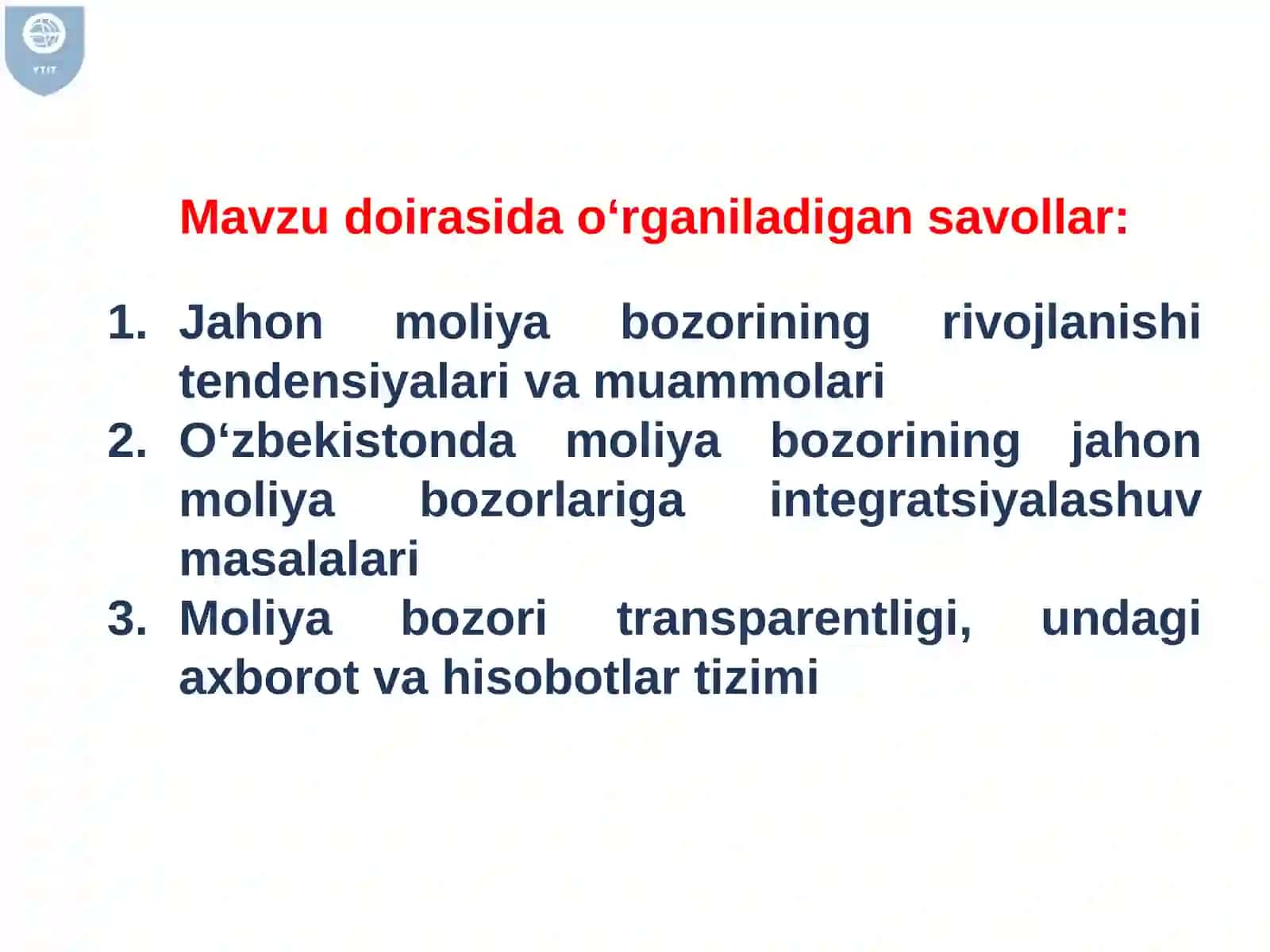 JAHONMOLIYA BOZORI TENDESIYALARI VAMUAMMOLARI 4