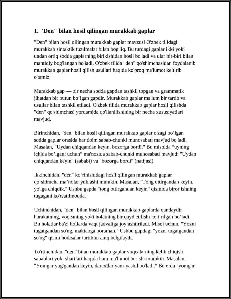 "GRAMMATIK: SATZVERBINDUNG MIT DEN, WEIL KONJUNKTIV 2: SOLLTE (RATSCHLÄGE)" 4