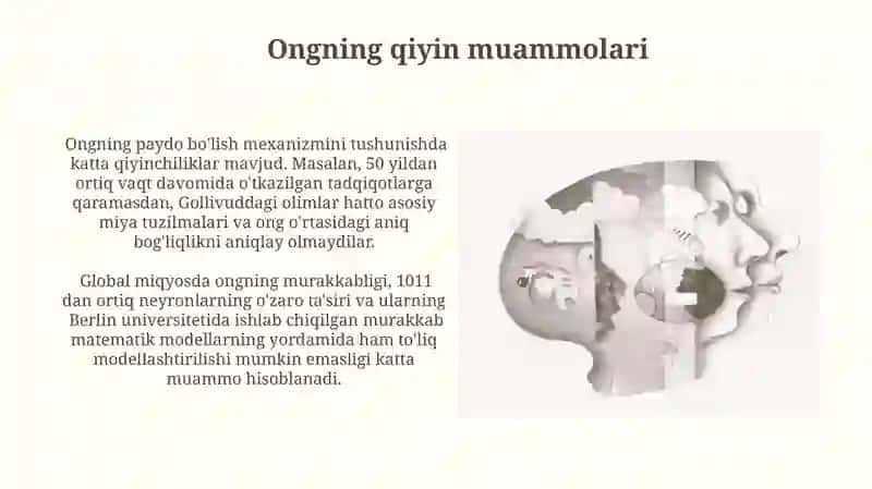 Bilish nazariyasi, yo'nalishlari va asosiy muammolari 4