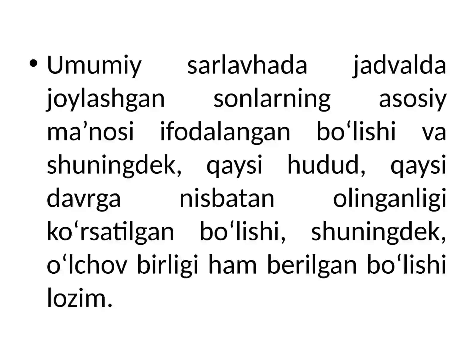 Statistik ma’lumotlarni taqdim etish usullari 4