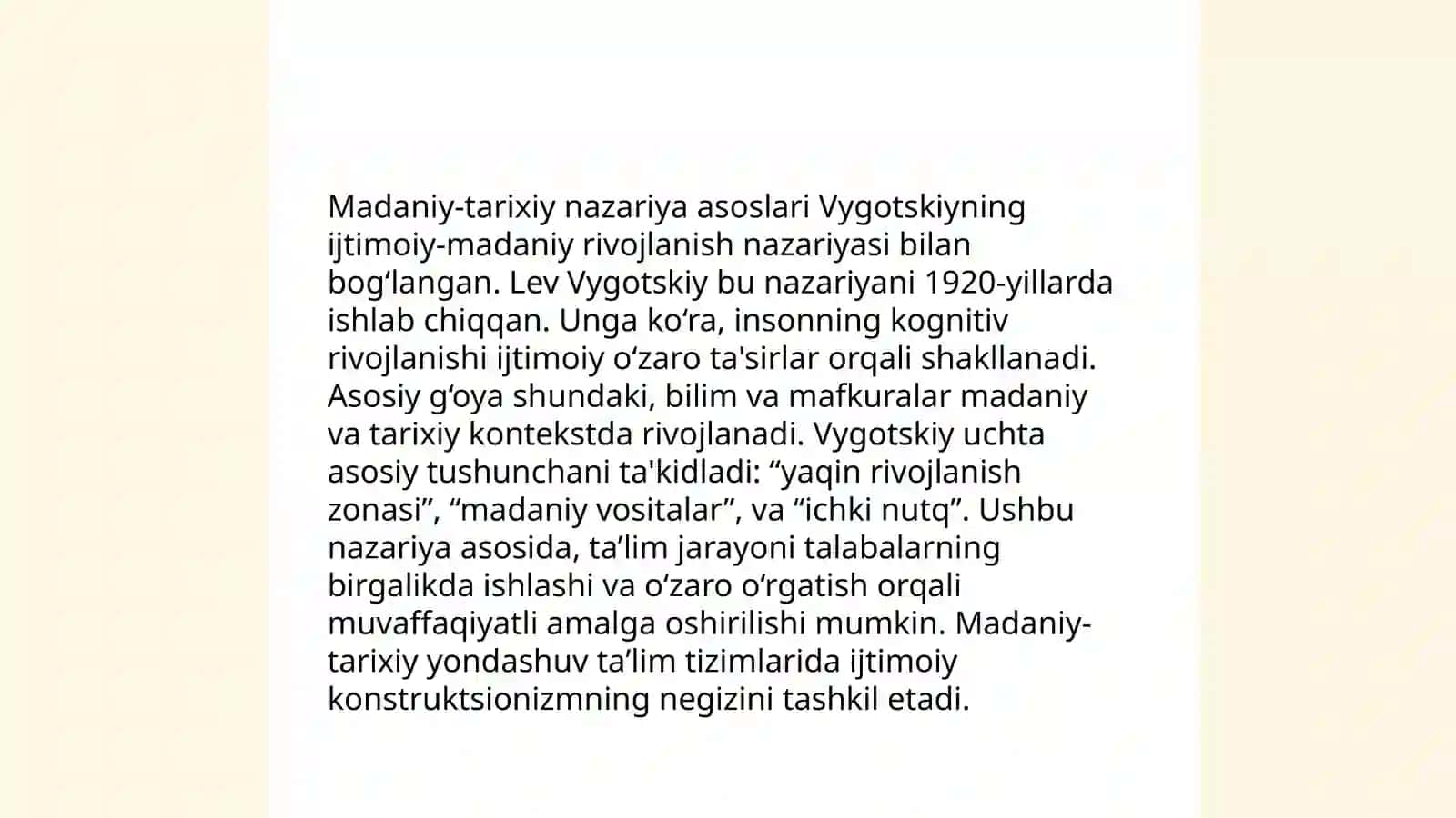 Lev Vygotskiy – Madaniy-tarixiy nazariyaning asoschisi 4