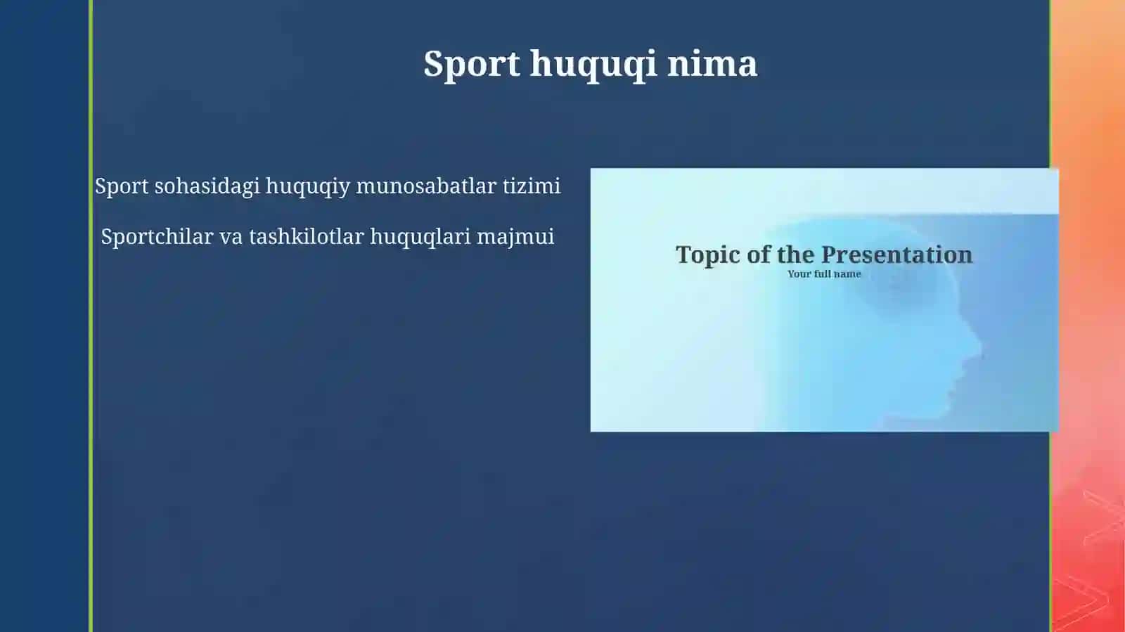 Sport huquqini amalda taminlash 4