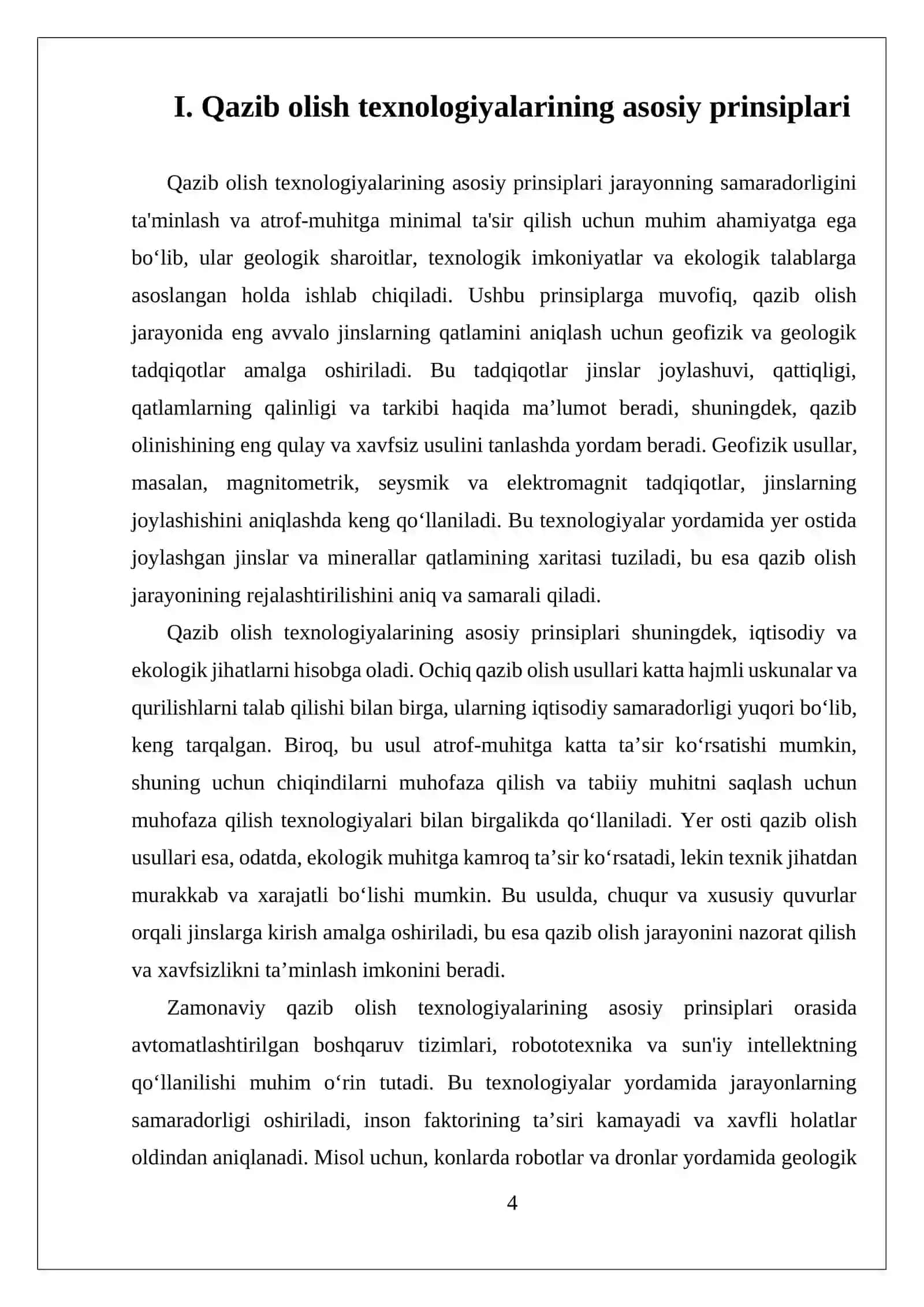 MUSTAQIL ISH SHAG'AL, SHBEN VA GARVIY TOG' JINSLARINI QAZIB OLISH TEXNOLOGIYASI 4