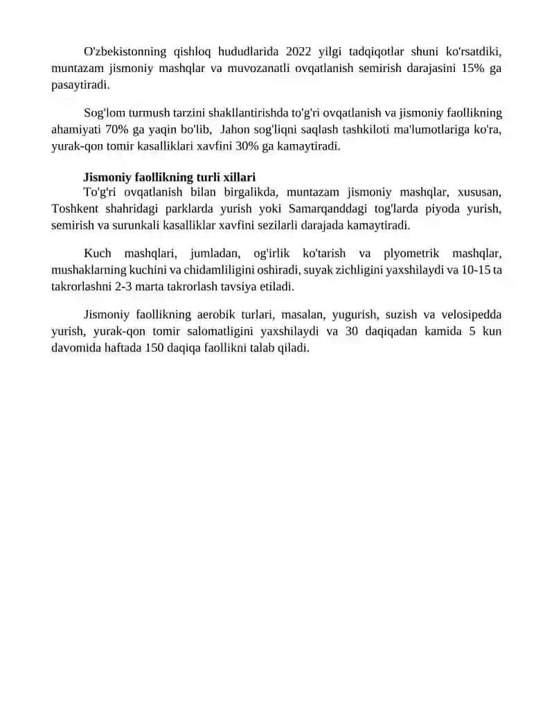 Jismoniy tarbiya dasturlari 4