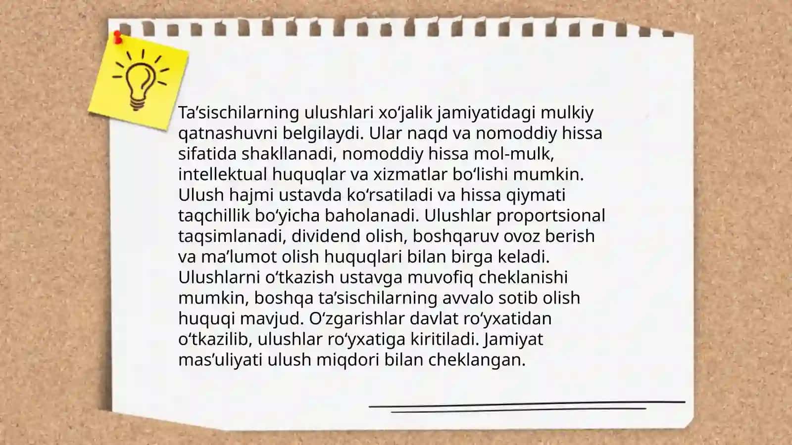 Xo’jalik jamiyatlari faoliyatining mulkiy asoslari 4