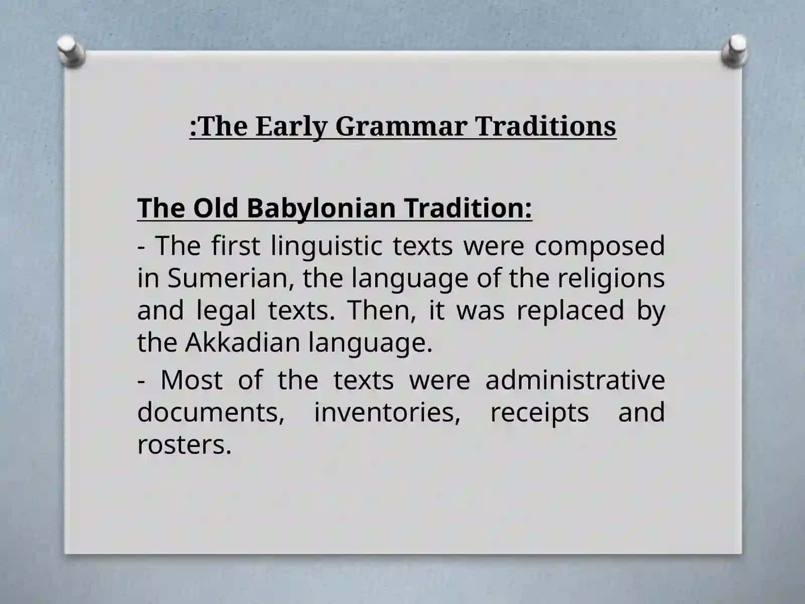 History of Linguistics 4