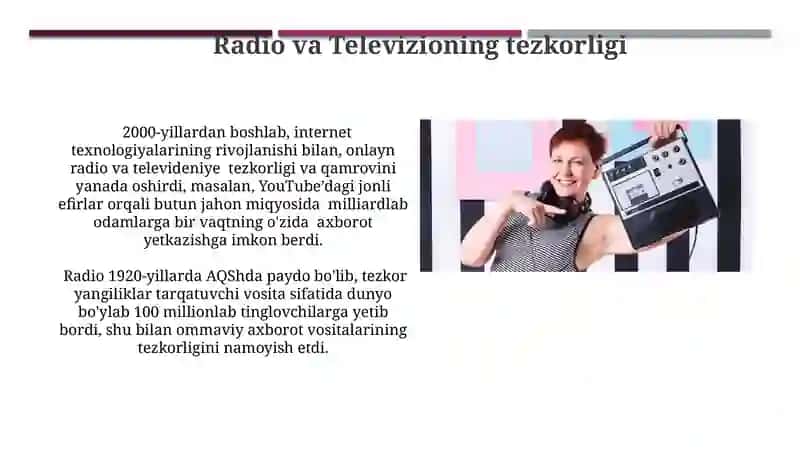 Radioeshittirishning afzalliklari 4