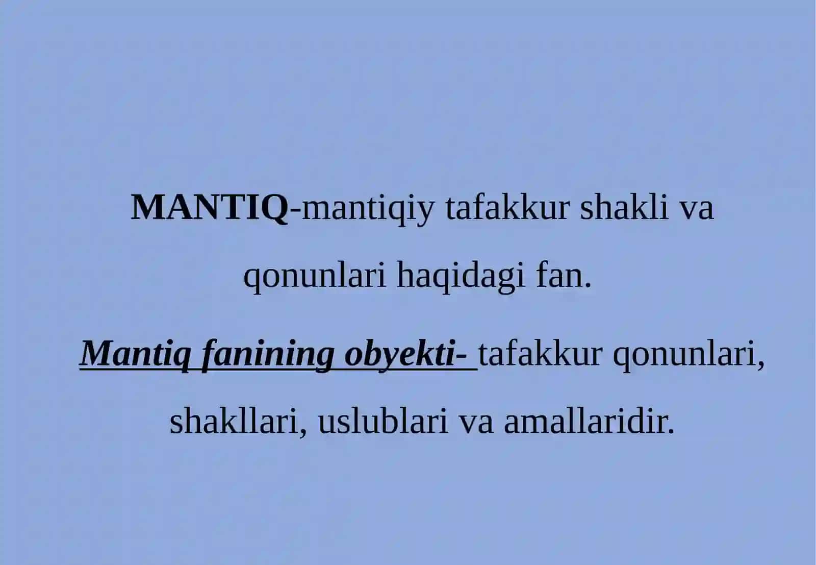 Mantiqiy amallar va elementlar 4