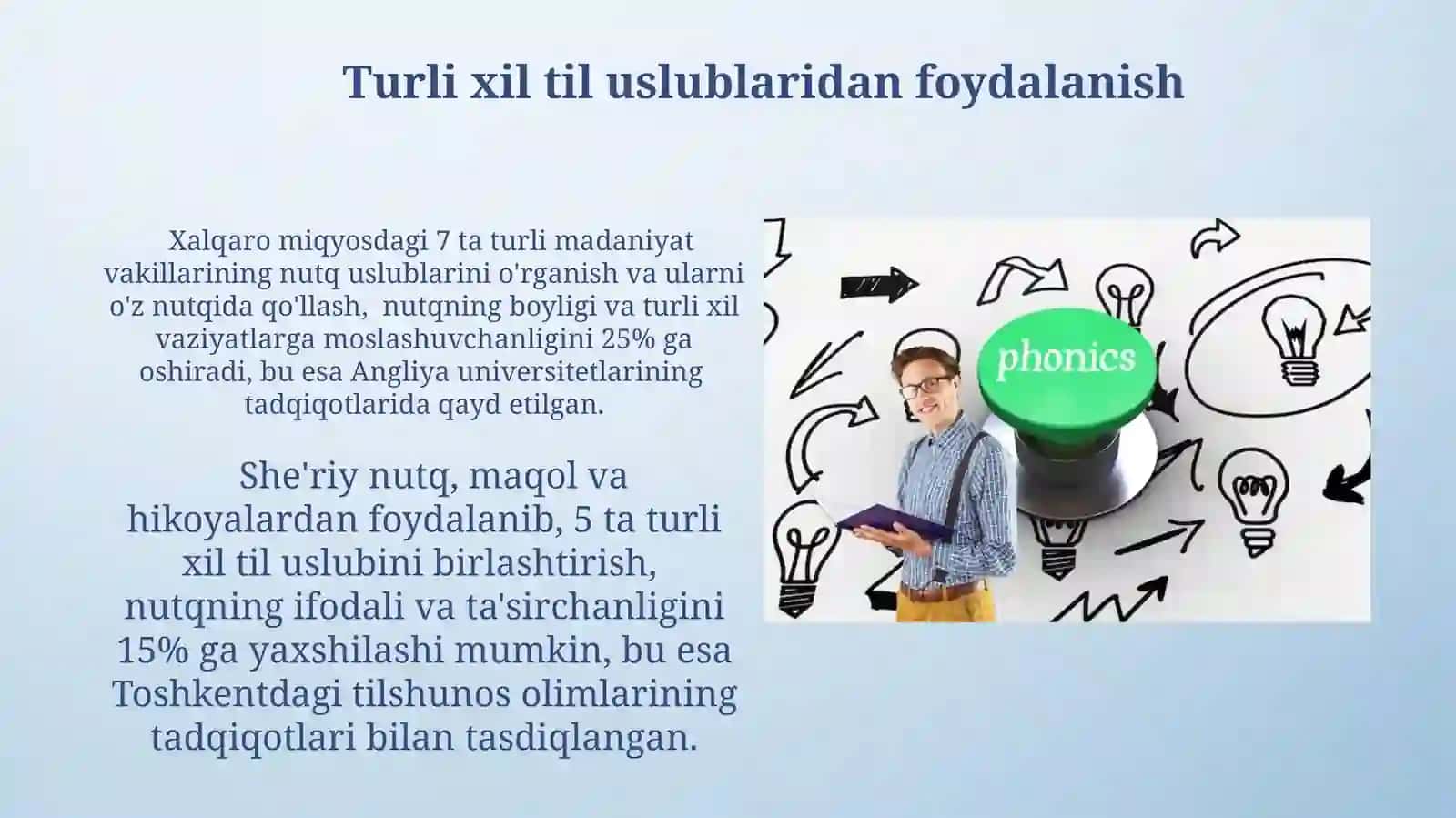 Bog'lanishli nutqqa oid aniq ko'nikmalarni shakllantirishyo'llari 4