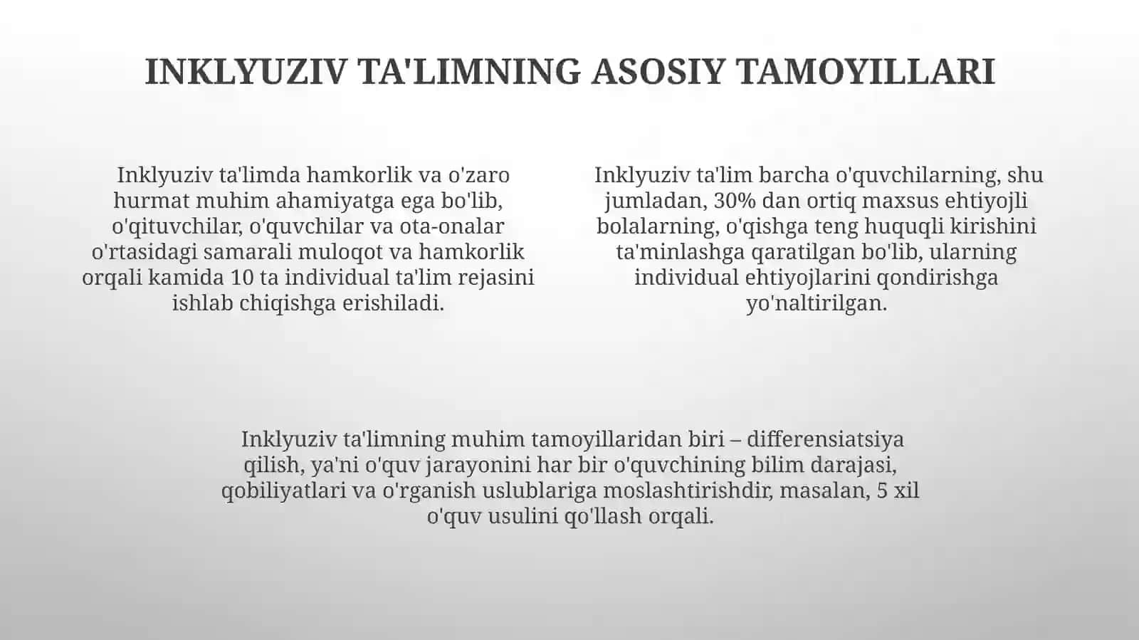 Integratsiyalashgan ta'limni amaliyotga tatbiq etish 4