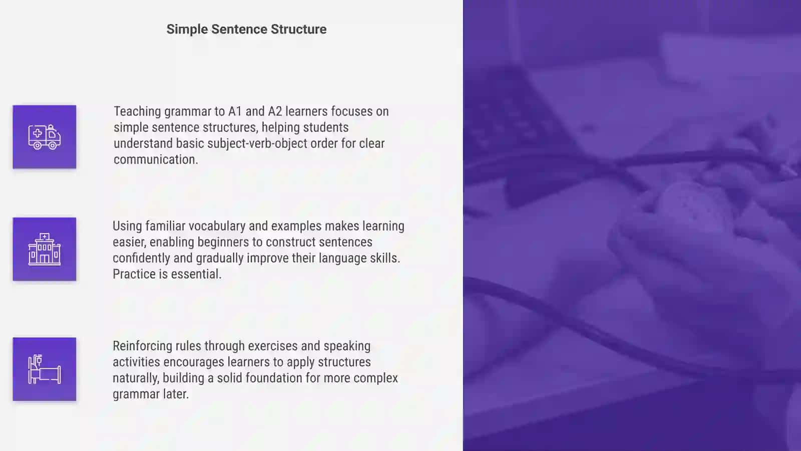 Teaching Grammer to A1 and A2 level learnes 4