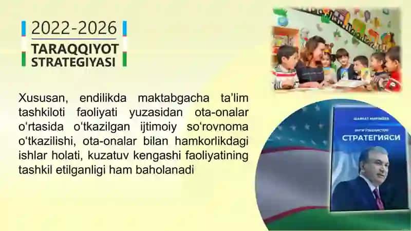 Maktabgacha ta’lim tizimida ta’lim sifatini yangi bosqichga olib chiqishmasalalari 4