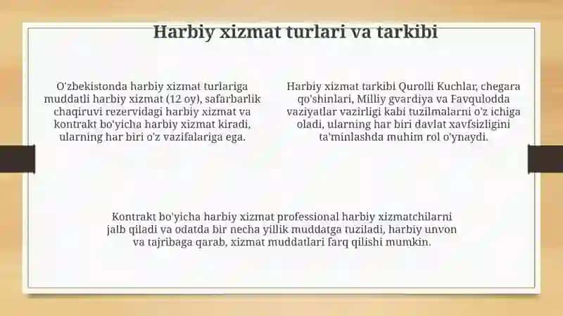 Umumiy harbiy majburiyat va harbiy xizmat to'g'risidagi qonun 4