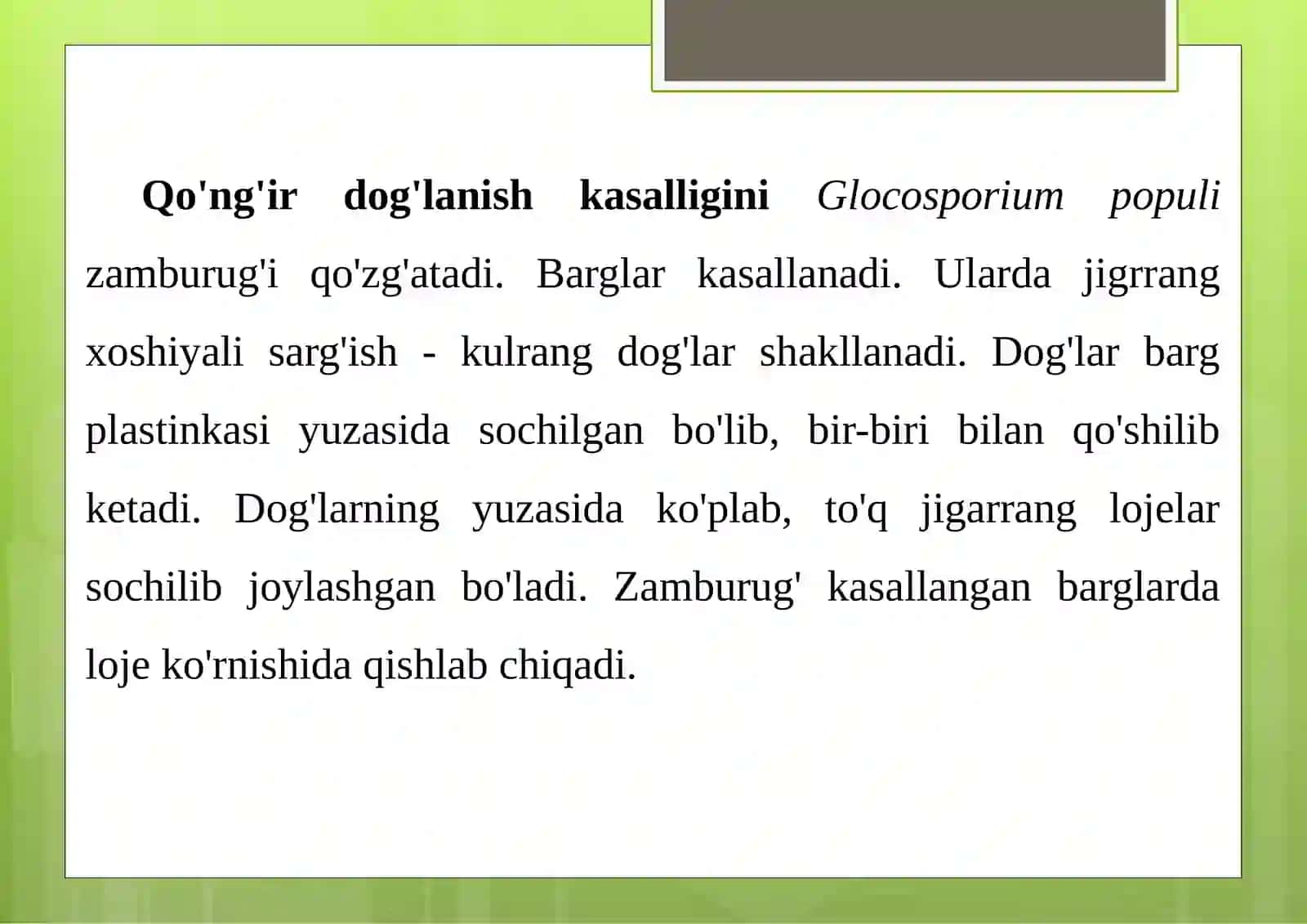 TERAK KASALLIKLARI VA ULARGA QARSHI KURASH CHORALARI 4