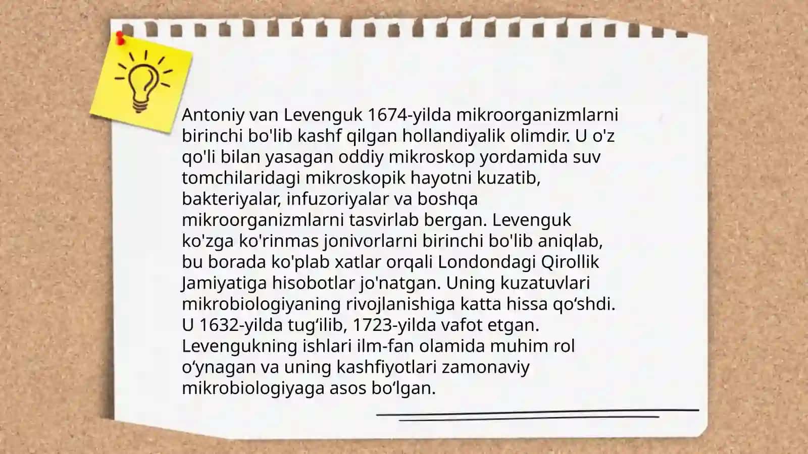 Mikrobiologiya fanining paydo boʻlishi va rivojlanishi 4