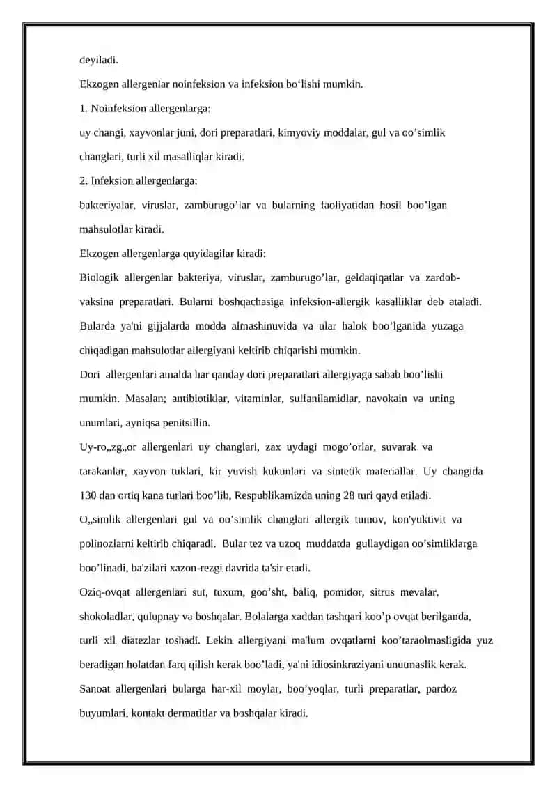 Allergiyalogiya Tarixi va Rivojlanishi Etaplari 4