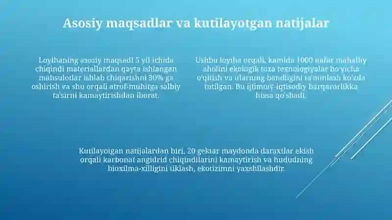 Eng yaxshi ekologik loyiha 4