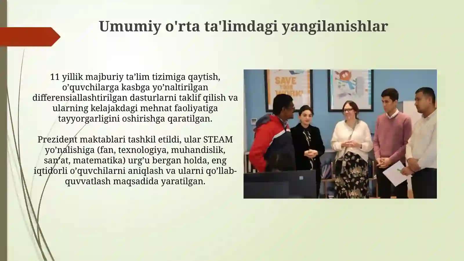 O’zbekistonda ta’lim sohasida amalga oshirilgan islohotlar 4