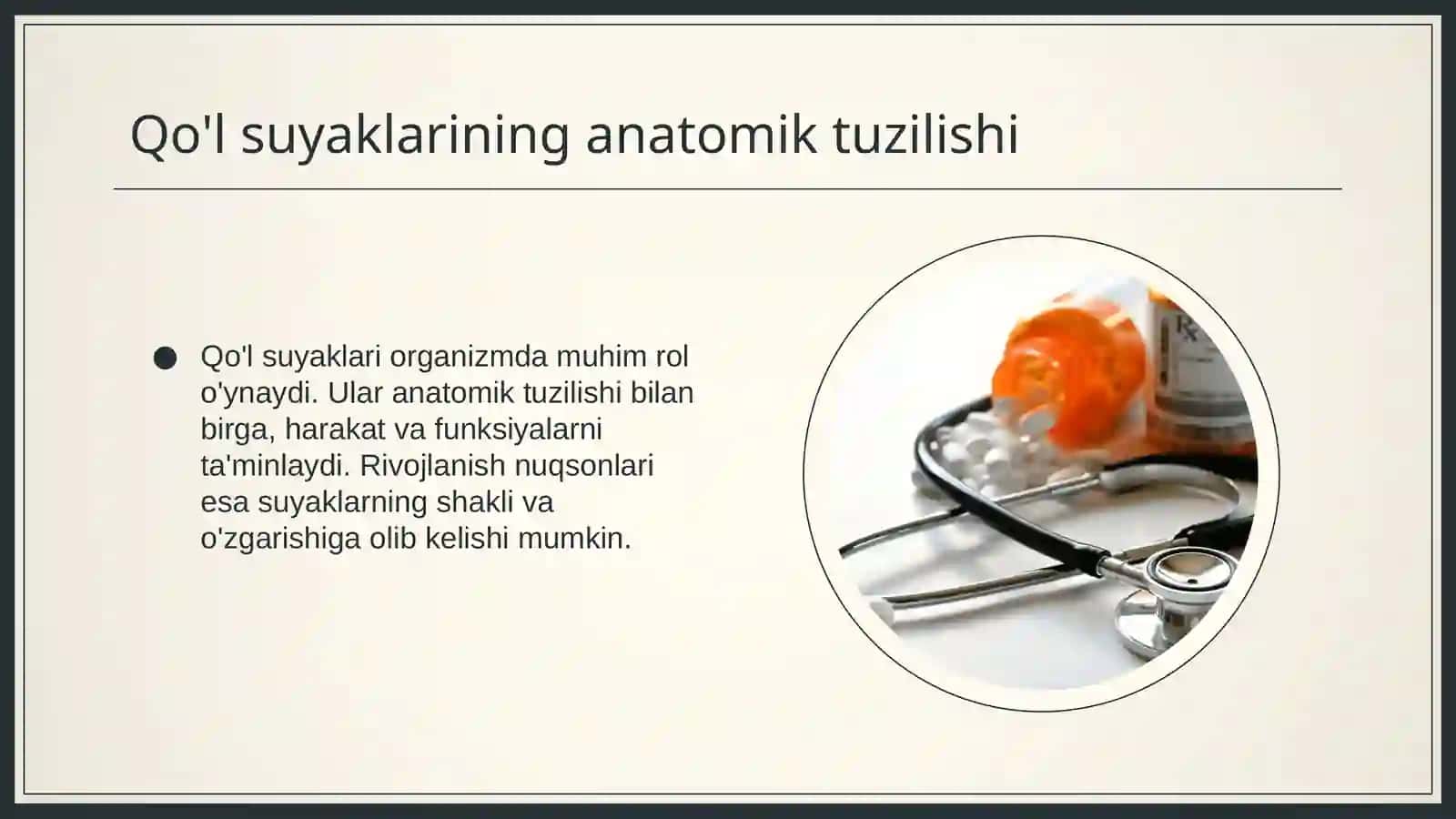 Qo'l suyaklari variantli anatomiyasi 4