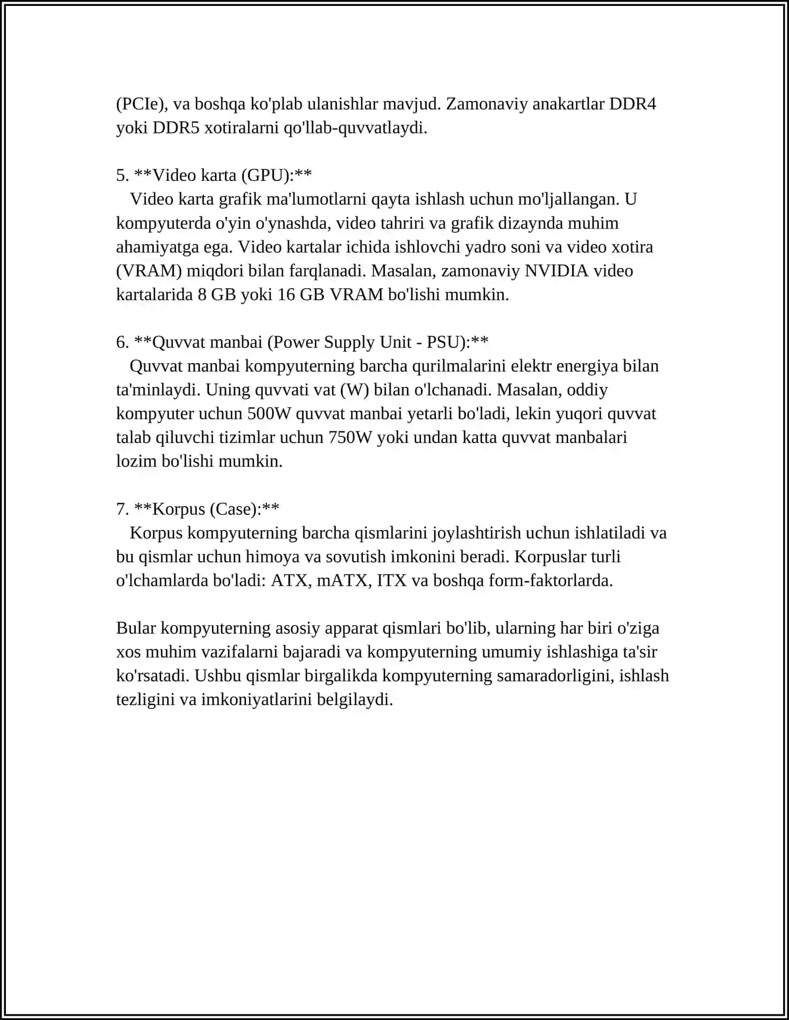 KompyuterdiŃ tiykargi wurilmalari haqqinda maġlimatlar 4