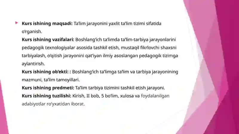 Ta'limjarayoni va pedagogik texnologiya 4