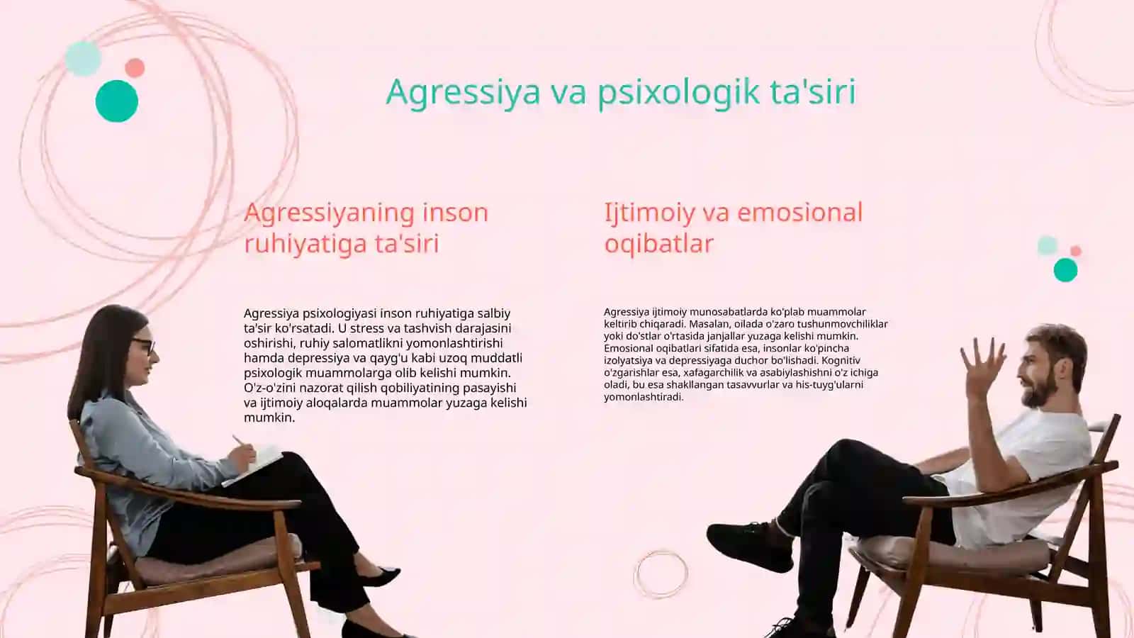 Agressiyaga nisbatan individlarni tiplari va ularni sharhlash 4