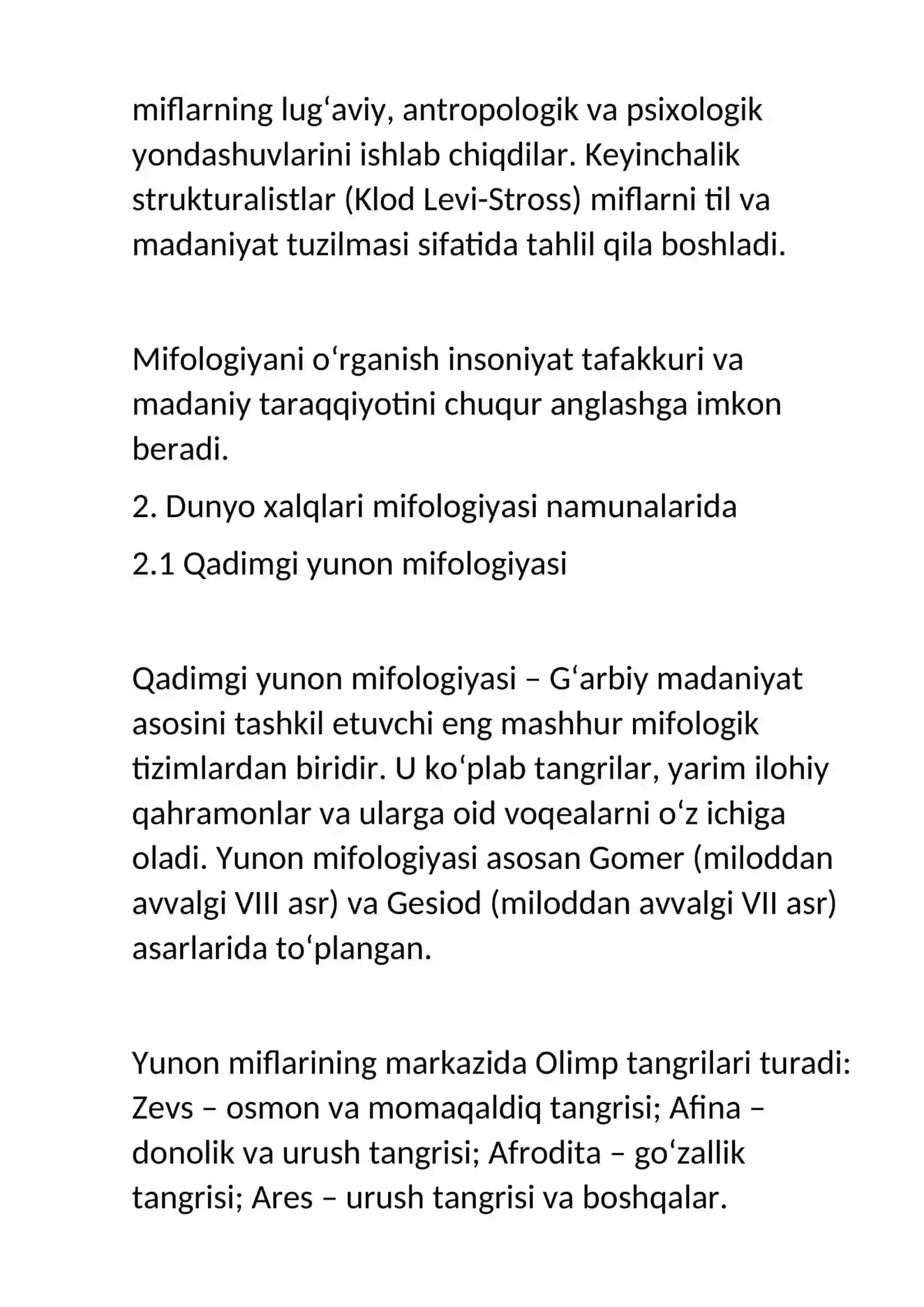 Dunyo xalqlari miflari 4