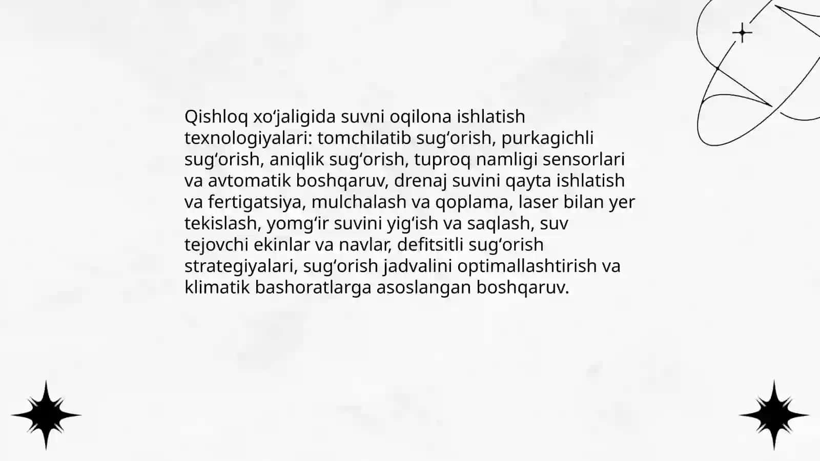 Tabiiy resurslardan oqilona foydalanish yoʻllari 4