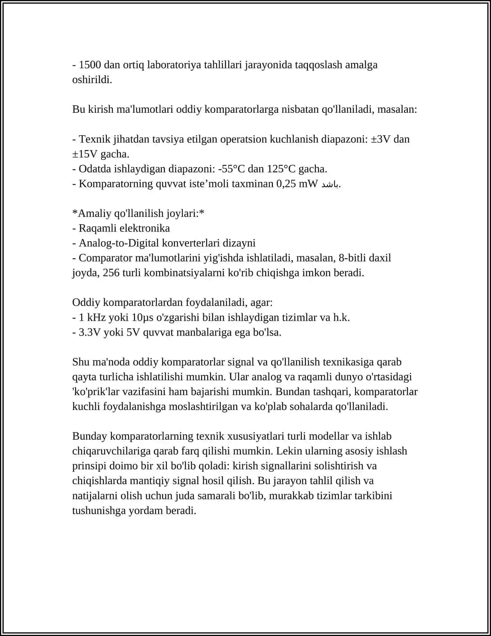 KOMPARATORLAR 4
