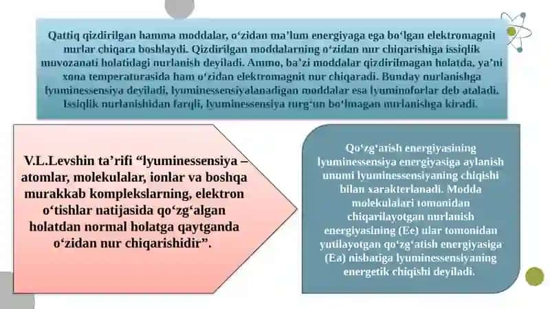 Lyuminssensiya analiz metodi 4