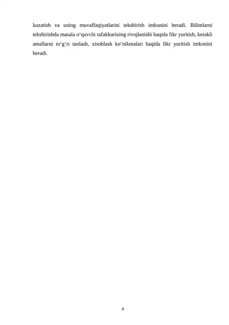 Matematika darslari 4