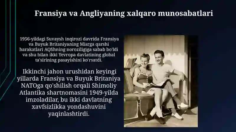 Ikkinchi Jahon Urushidan Keyingi Yillardagi Fransiya va Angliyaning Iqtisodiyoti 4