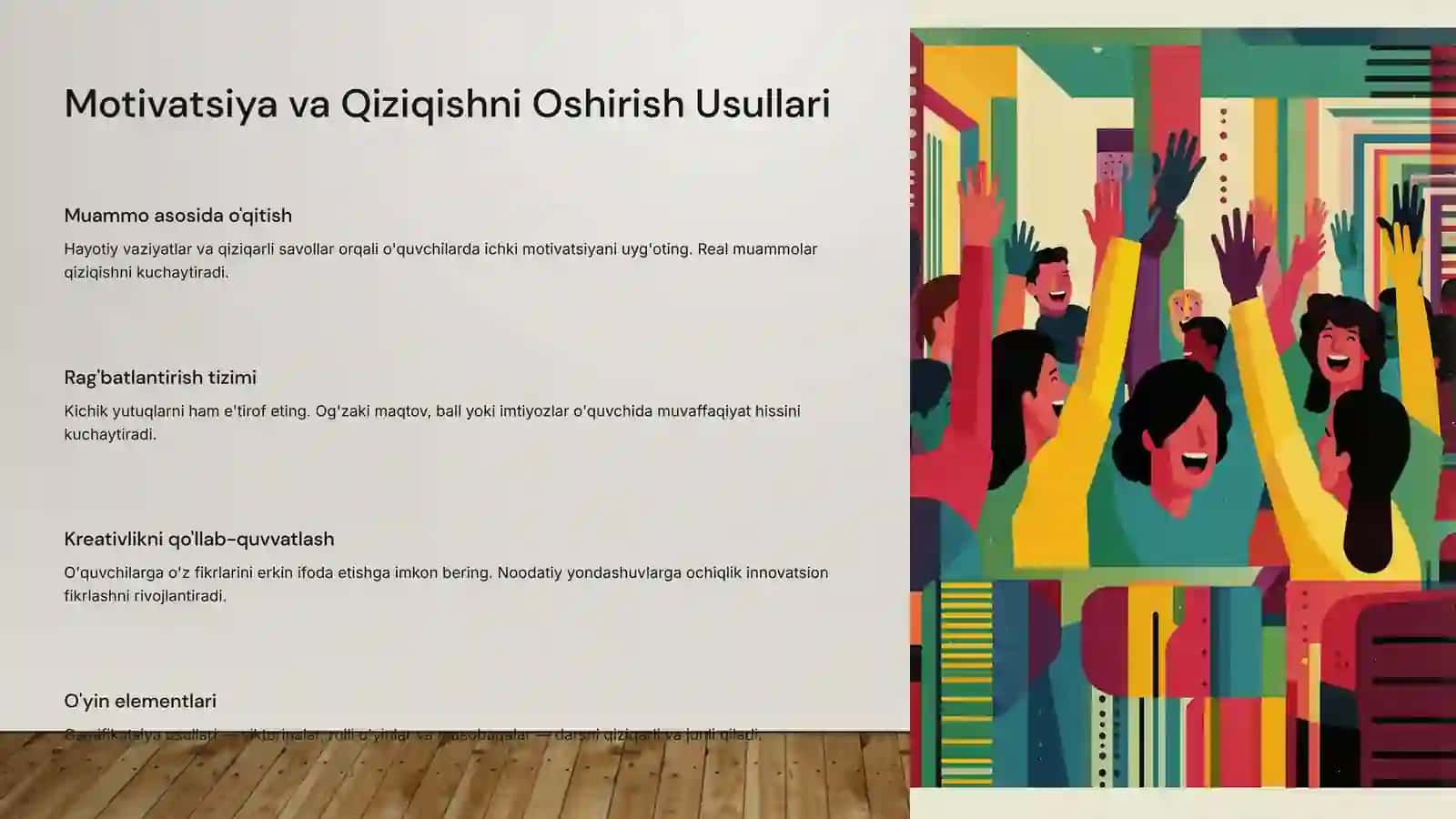 O'qituvchi Darsini Ijobiy Tashkil Etish 4