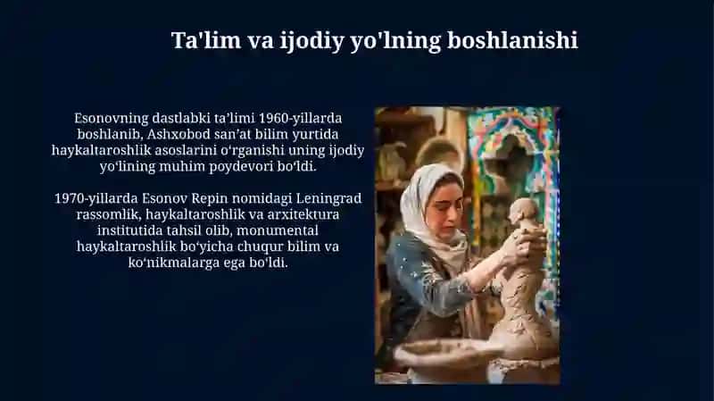 Turkman Esanov hayotivaijodi 4