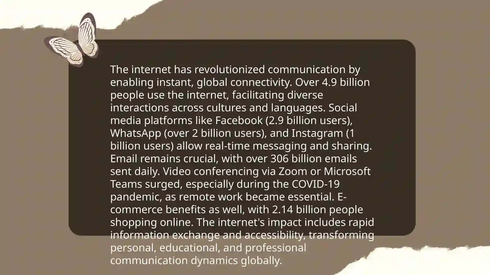 the role of internet our life 4