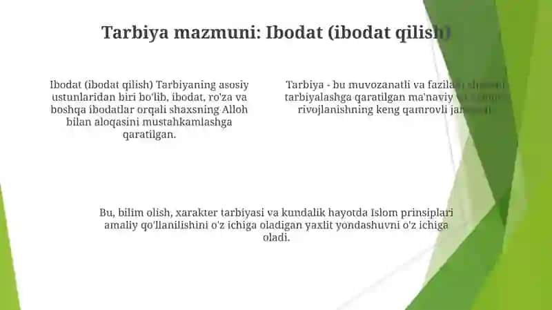 Tarbiya jarayonining mihiyati va mazmuni 4
