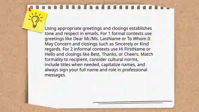 Basic email skills 4