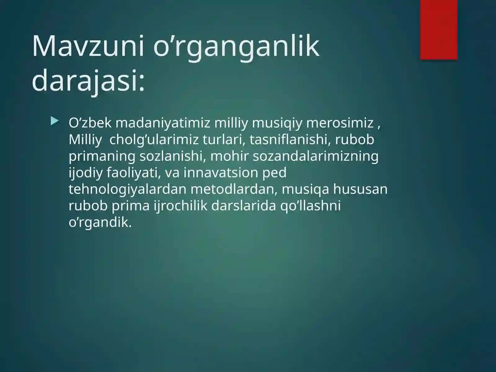 A.Grechaninovning "Veselchak" asarini oʻrgatish uslubi 4