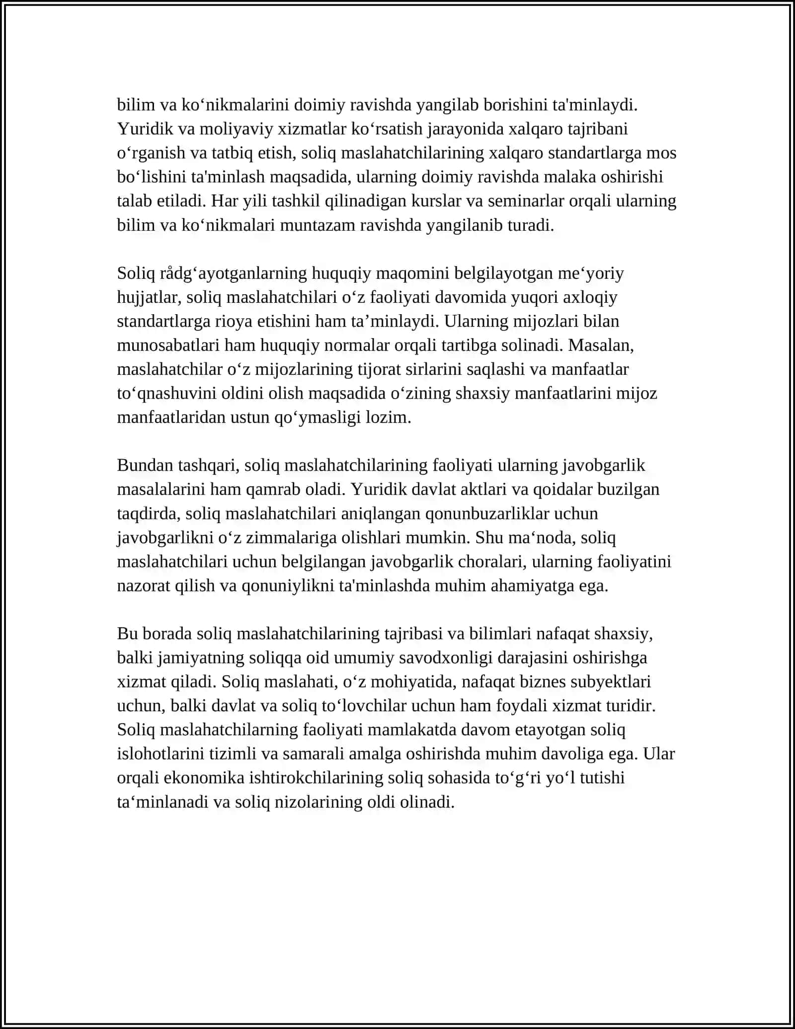 SOLIQ MASLAHATINING HUQUQIY ASOSLARI 4