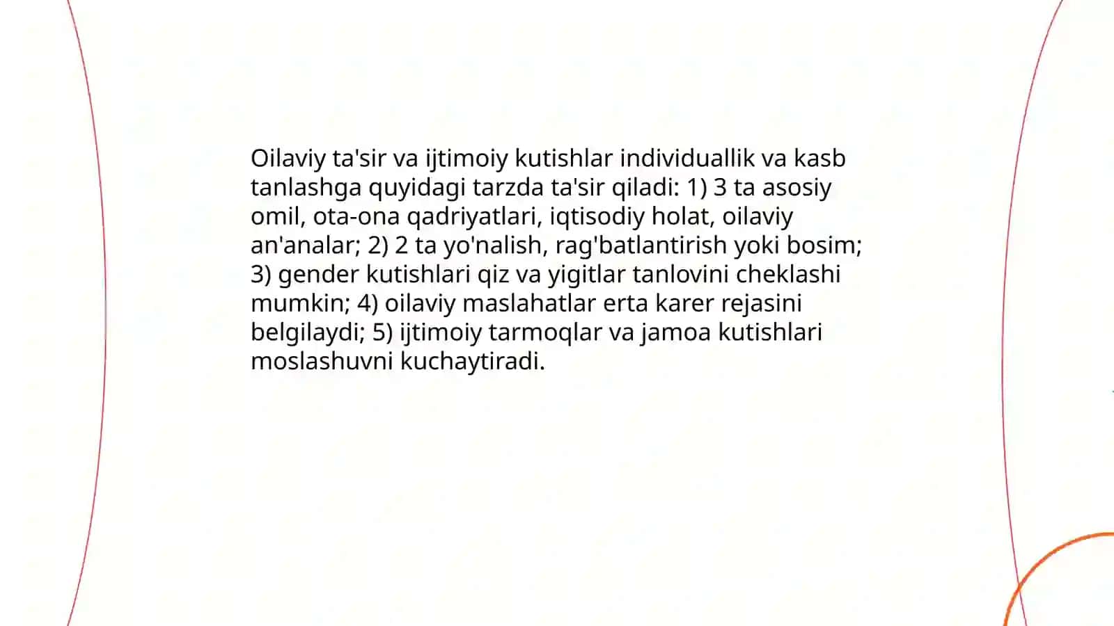 Individuallik kasb tanlash va kasbga yo'naltirish muammolari 4
