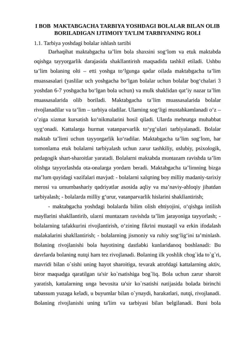MAKTABDAGI TARBIYA YOSHIDAGI BOLALAR BILAN OLIB BORILAYOTGAN IJTIMIY PEDAGOGIK FAOLIYAT 4