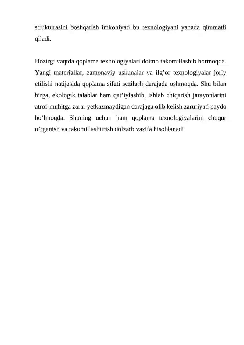 ELEKTR YOYLI PAYVANDLASHDA METAL QOPLAMA TEXNOLOGIYASI 4