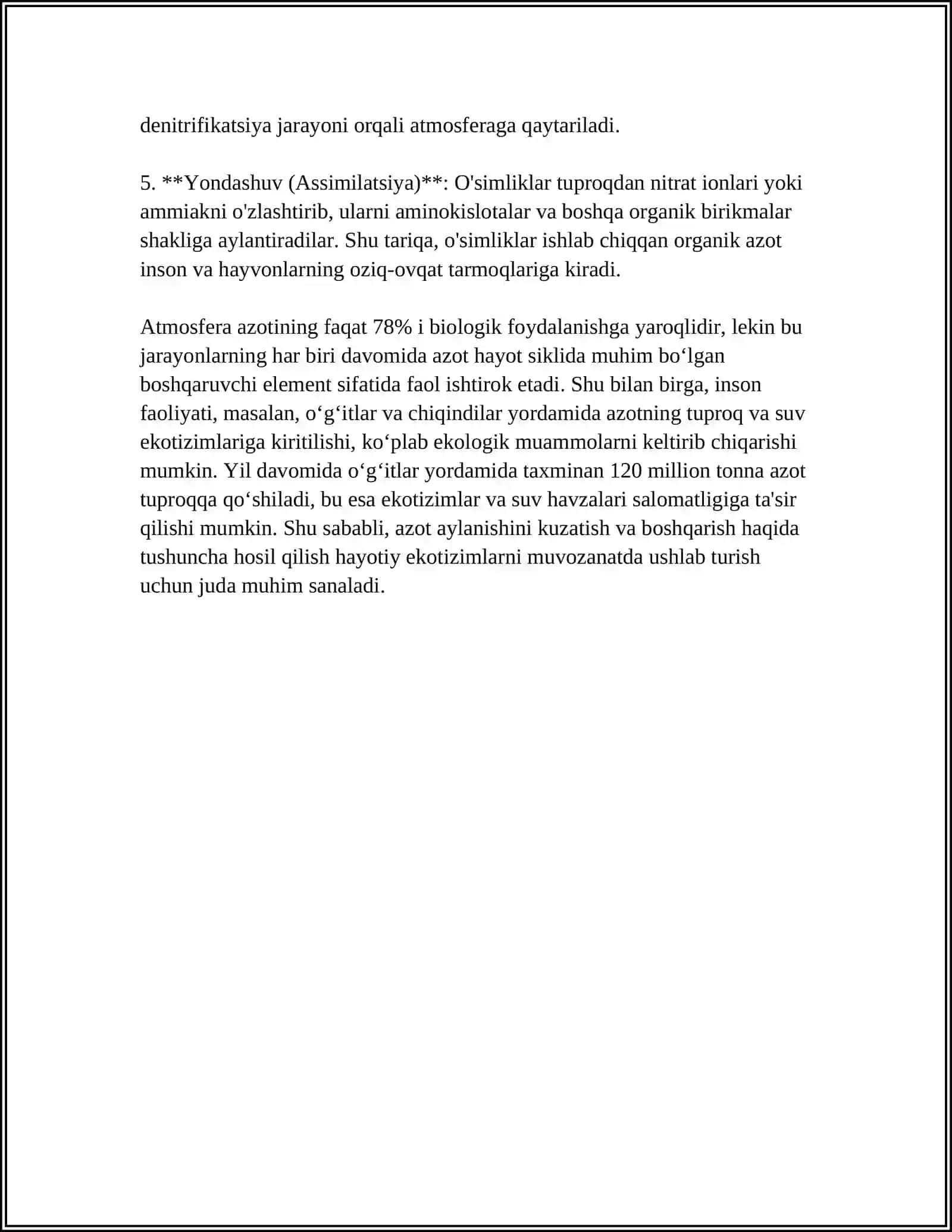 TABIATDAGI MODDALAR ALMASHINUVİDА BAKTERİYALARNING ROLİ 4