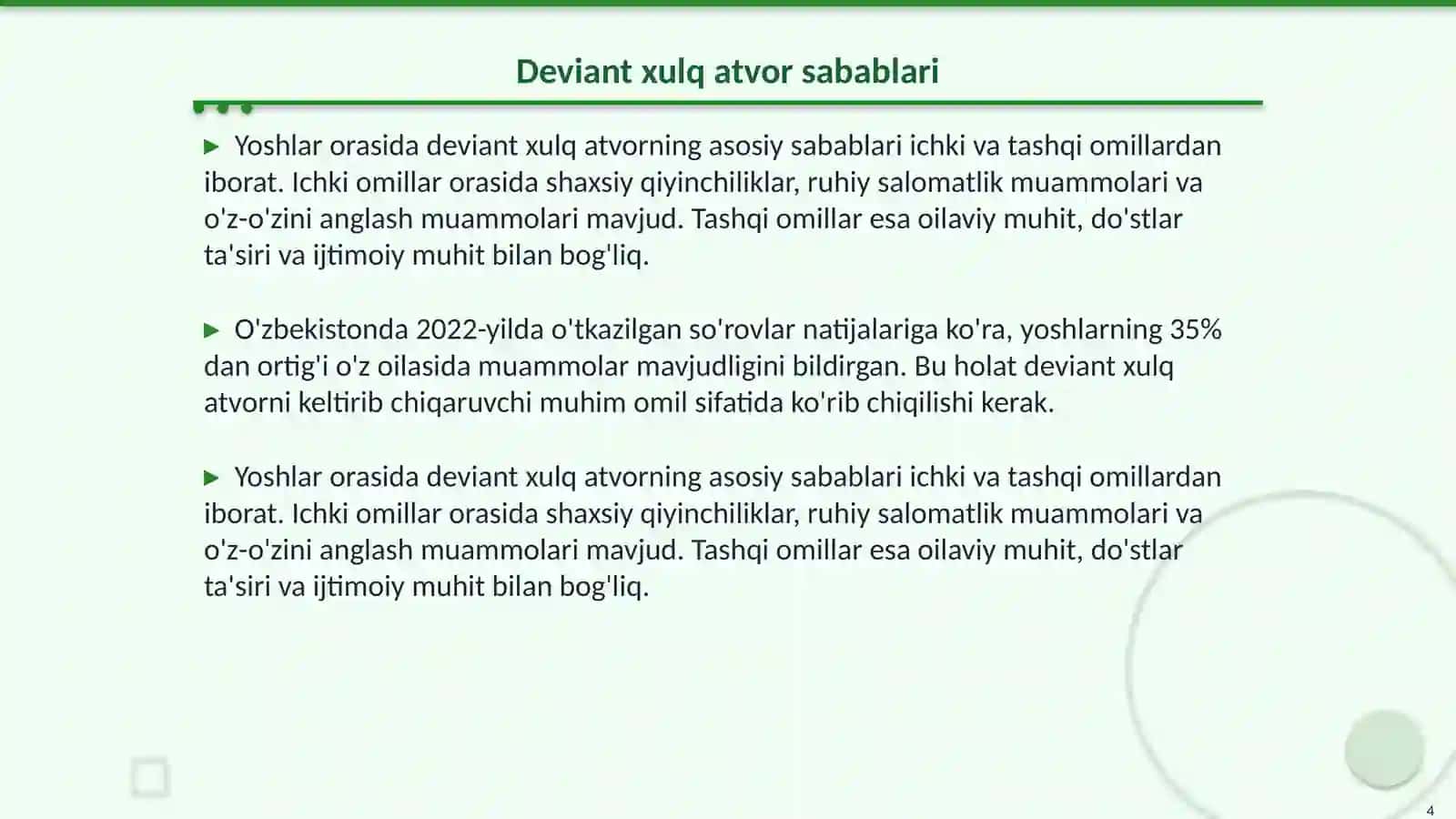 Yoshlar oʻrtasida deviant xulq atvor profilaktikasi 4
